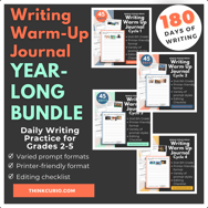 Curio's FULL YEAR Writing Warm Up Journal