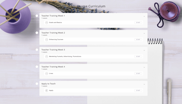 self-paced course flow