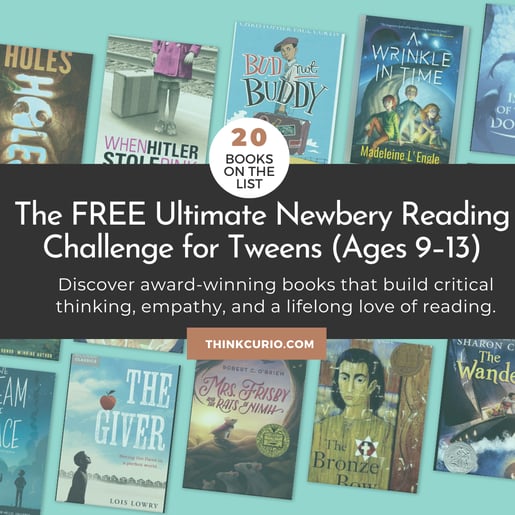 The FREE Ultimate Newbery Reading Challenge for Tweens (Ages 9–13)_Cover-1