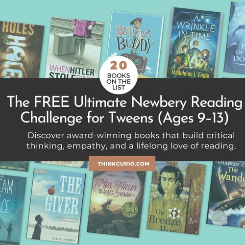The FREE Ultimate Newbery Reading Challenge for Tweens (Ages 9–13)_Cover